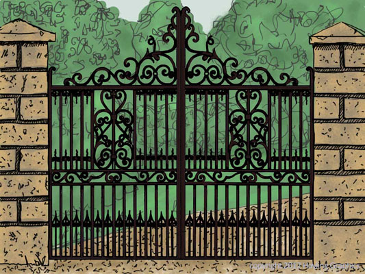 Wind in the Willows: Toad Hall Gates
